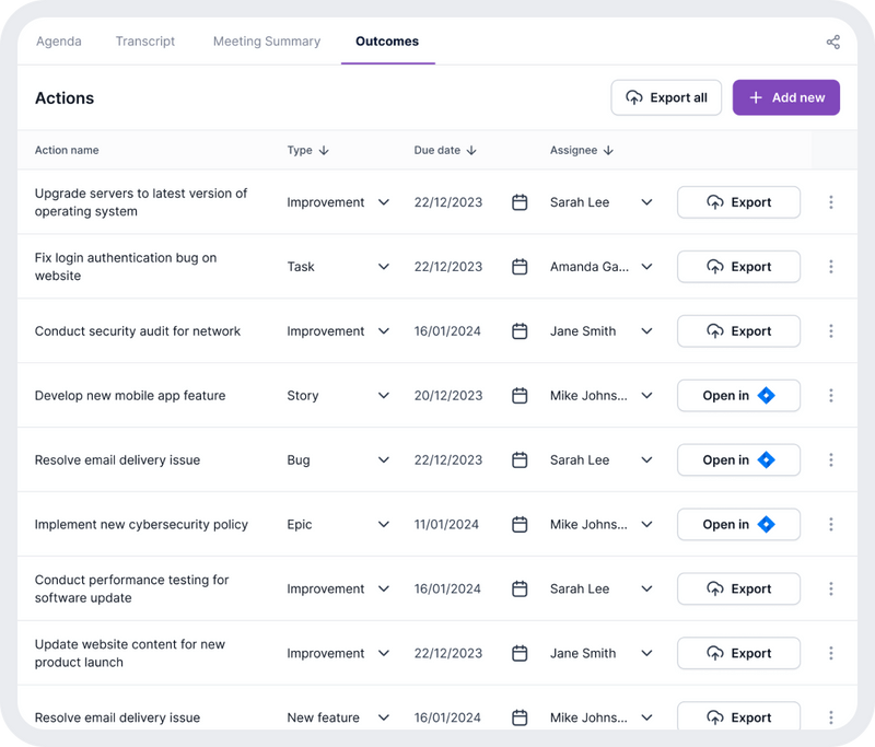 screenshot of Eric.ai