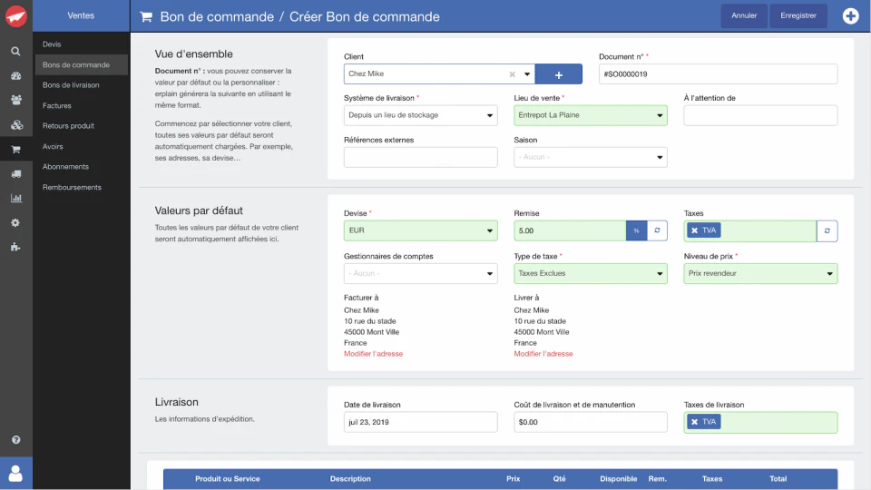 screenshot of Erplain