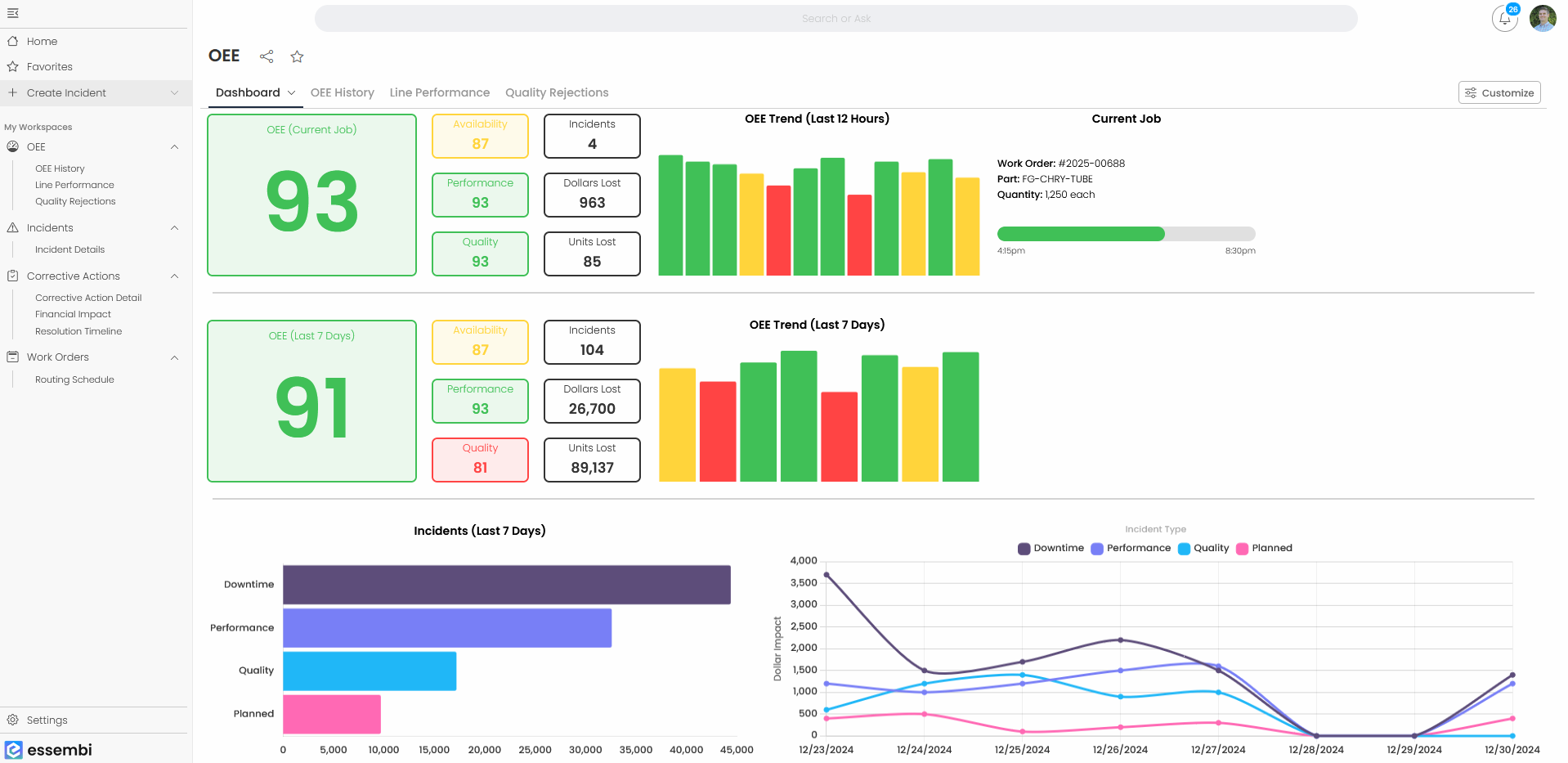 screenshot of Essembi