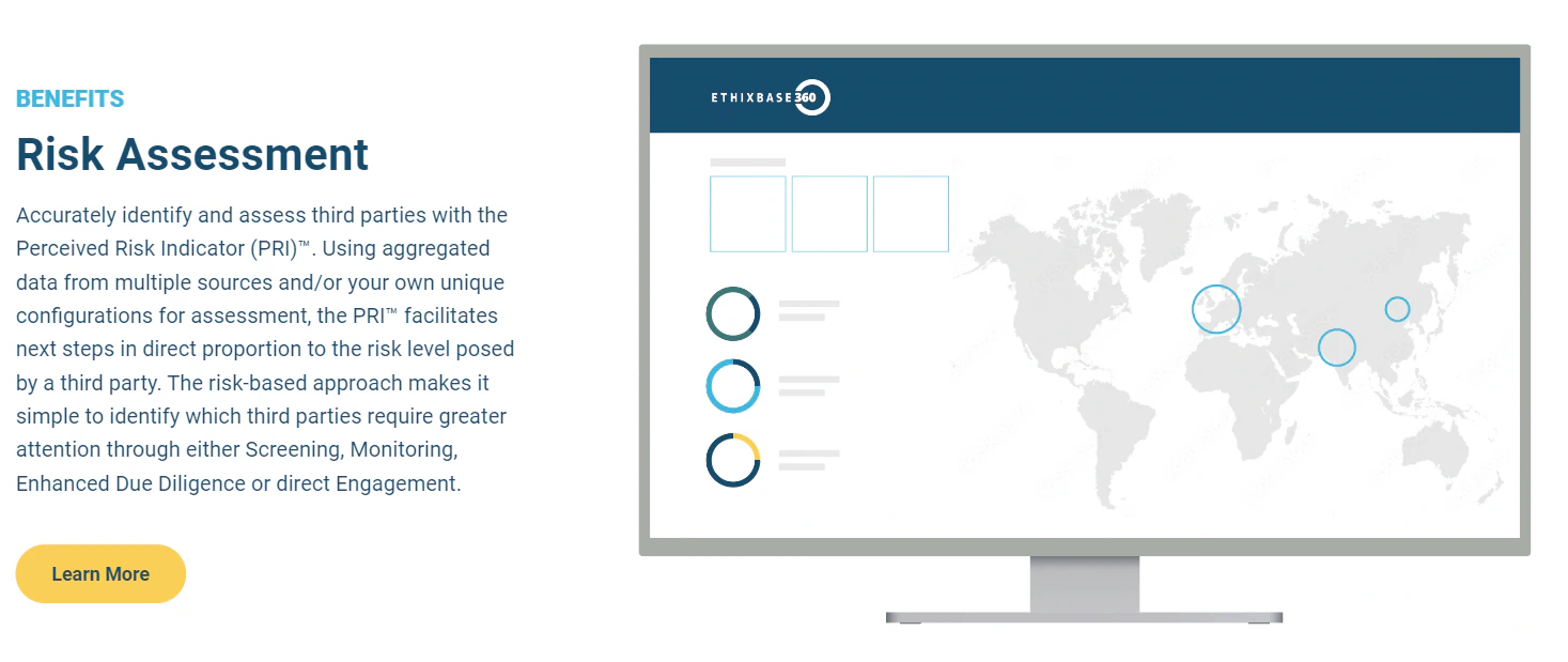 screenshot of Ethixbase360