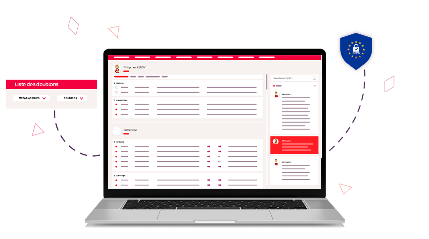 screenshot of Eudonet