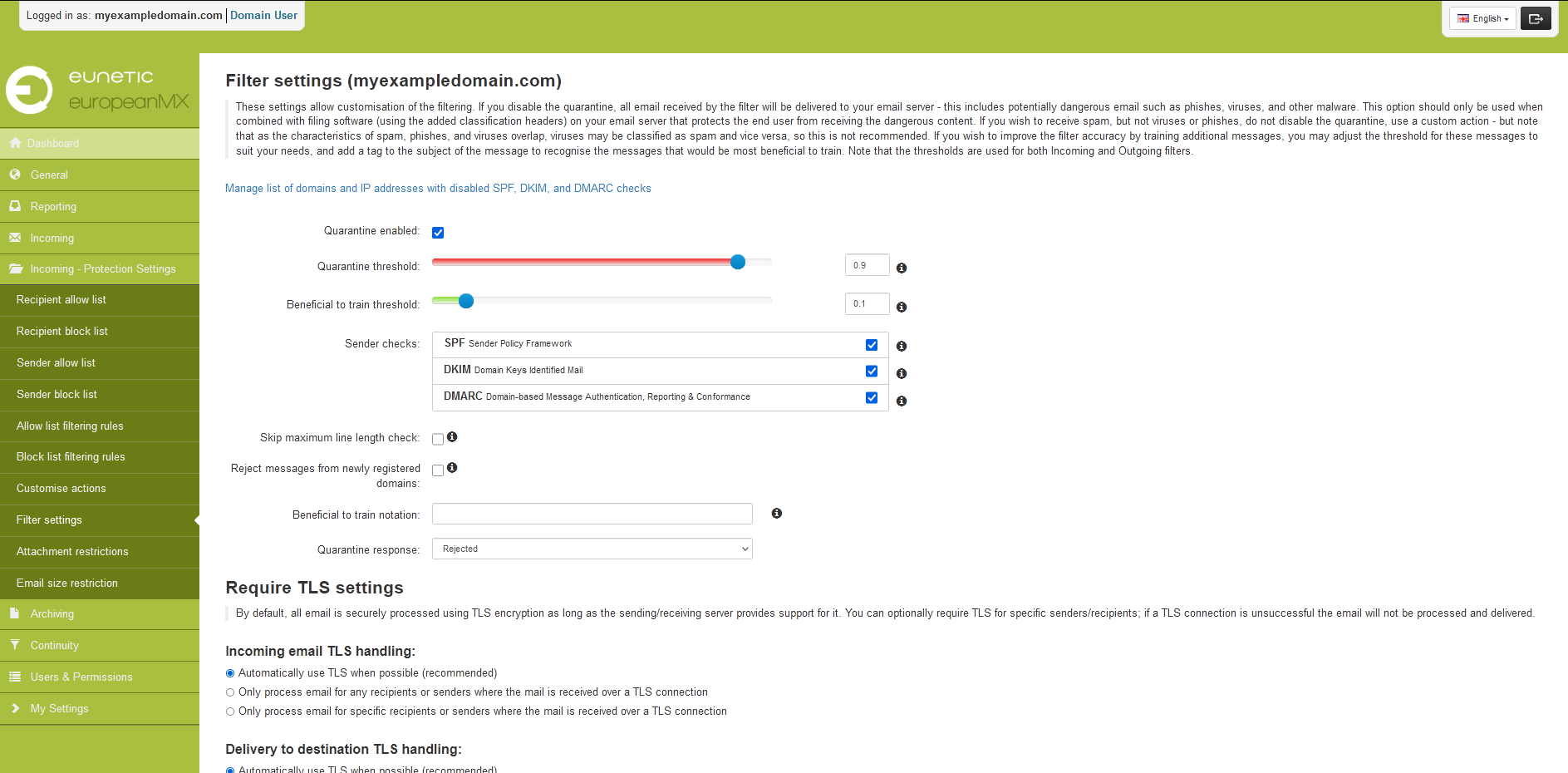 screenshot of EuropeanMX