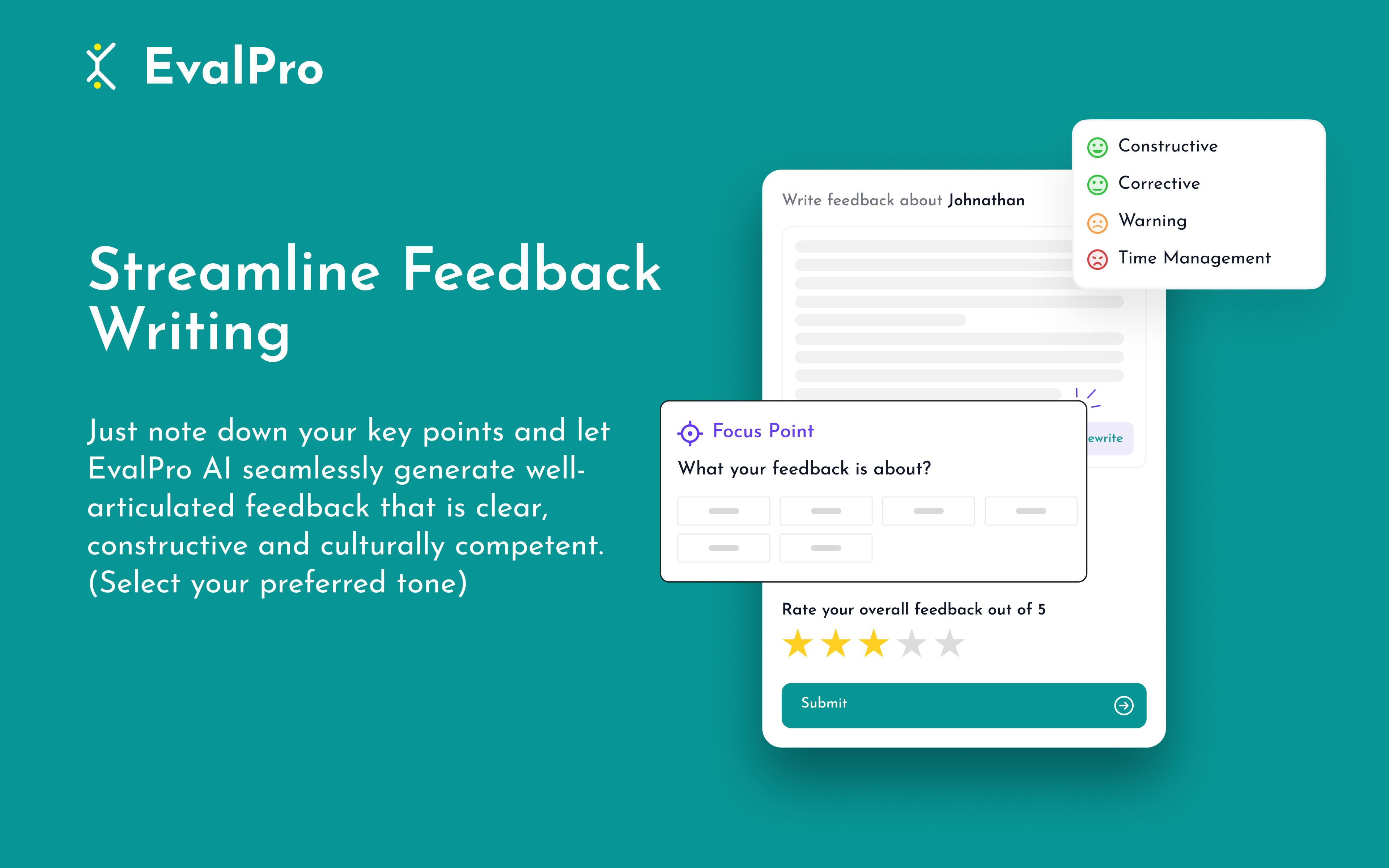 screenshot of EvalPro