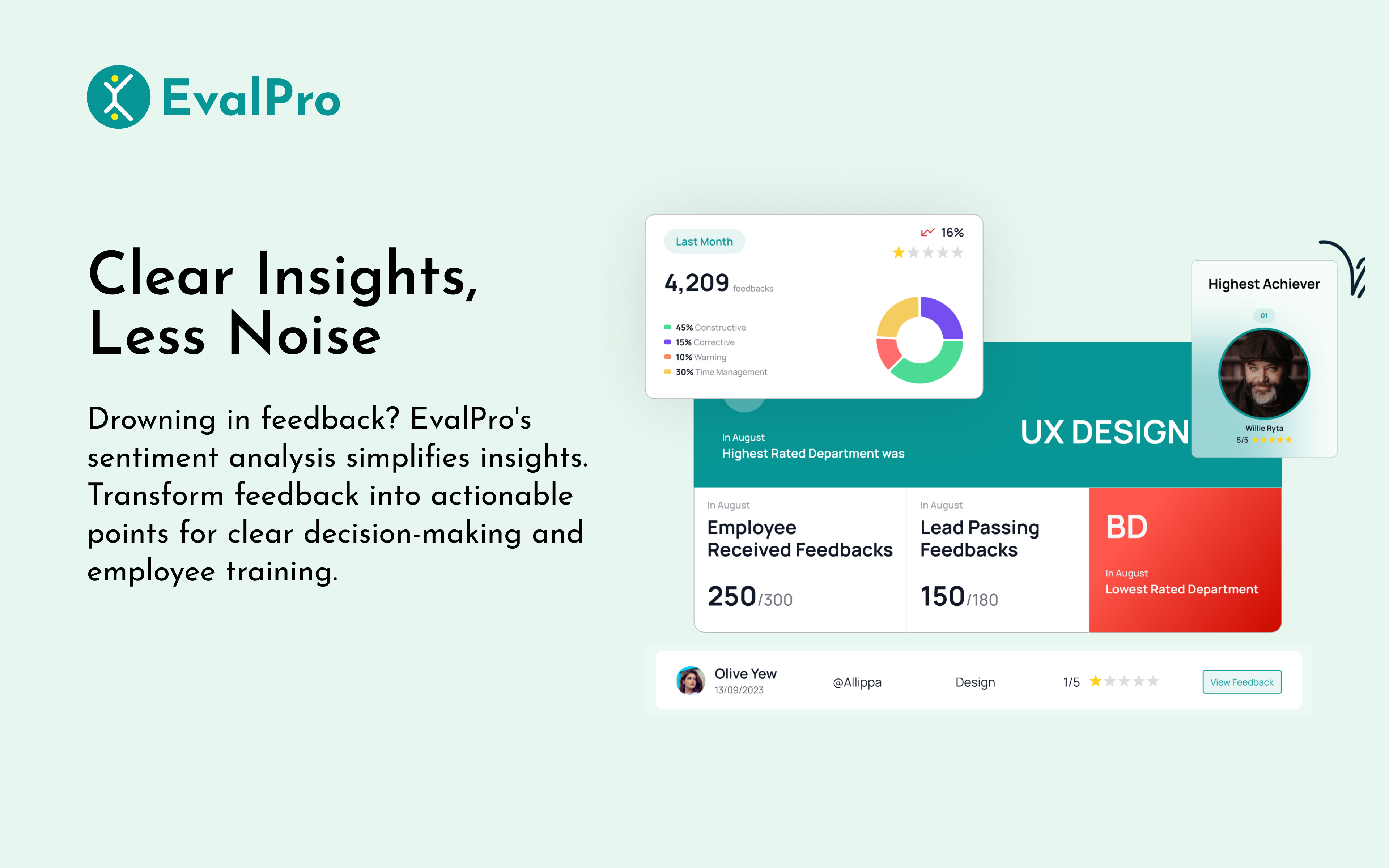 screenshot of EvalPro