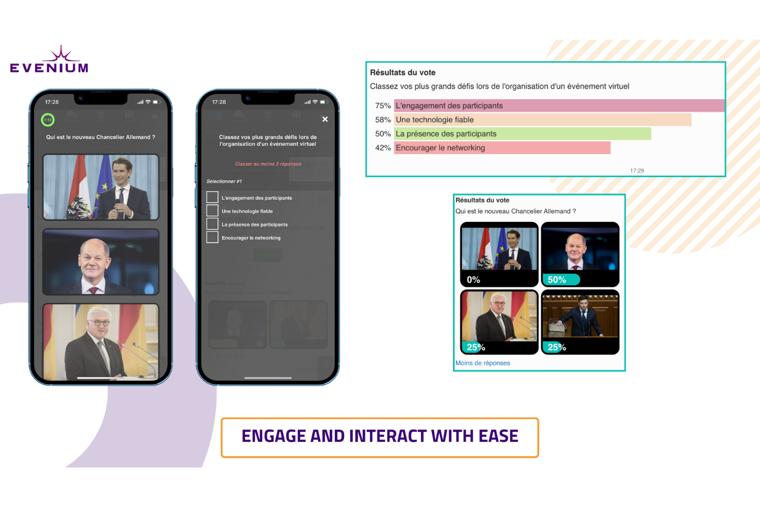 screenshot of Evenium