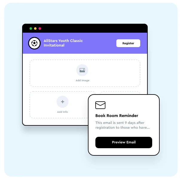 screenshot of EventConnect