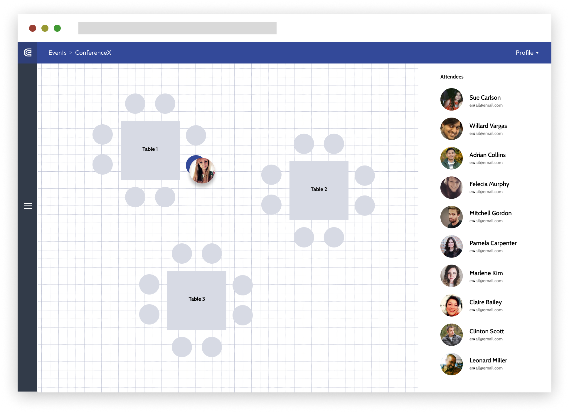 screenshot of EventCreate