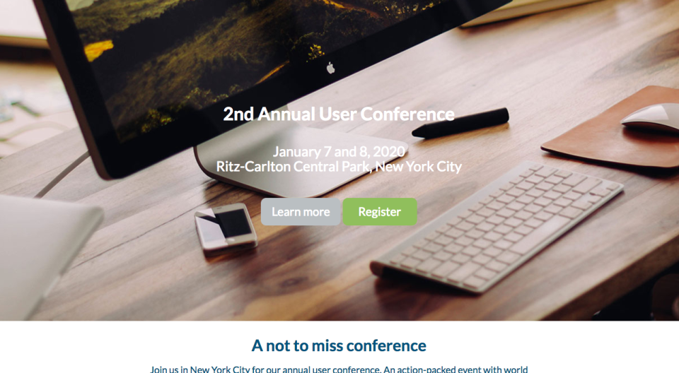 screenshot of EventInterface