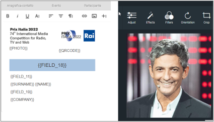 screenshot of EventMatic