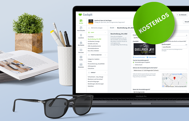 screenshot of Eventfrog