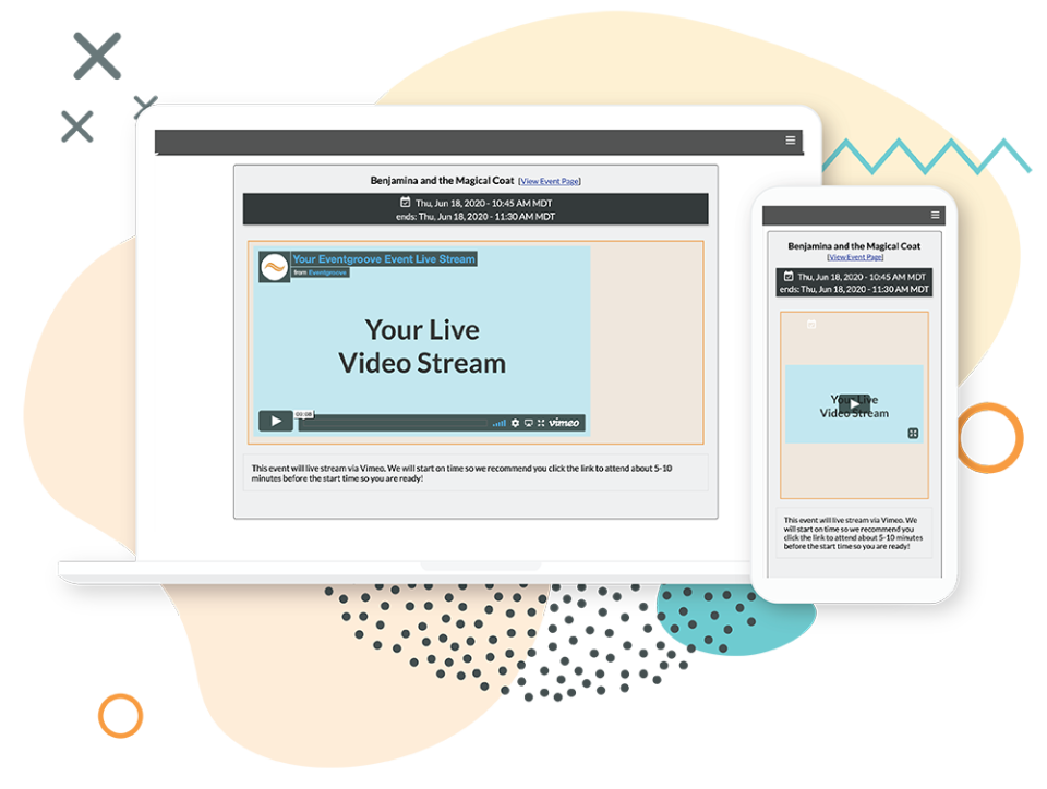 screenshot of Eventgroove