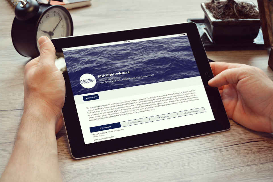 screenshot of EventsPass