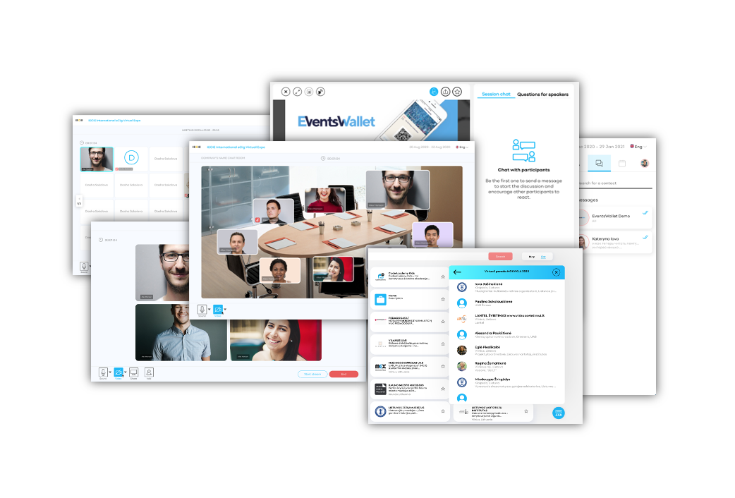 screenshot of EventsWallet