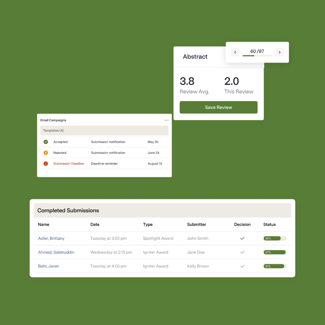 screenshot of Eventscribe