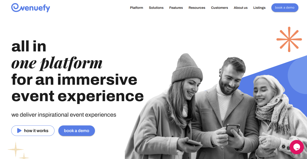 screenshot of Evenuefy