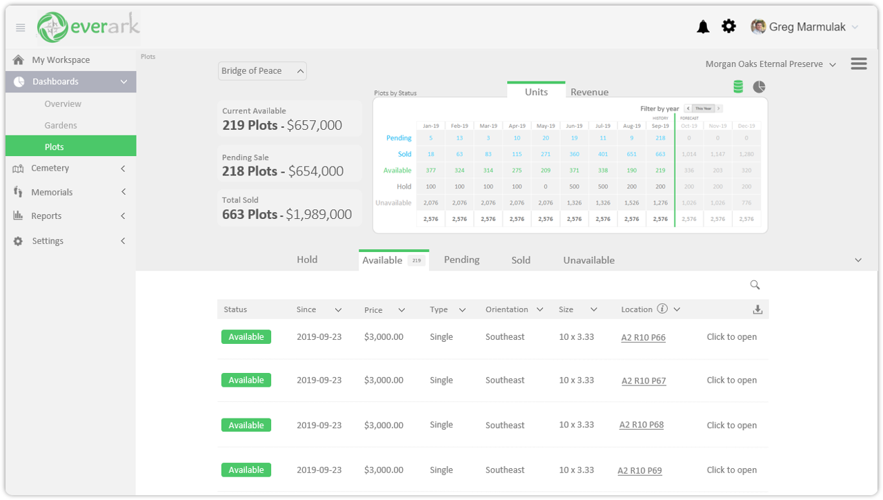 screenshot of EverArk