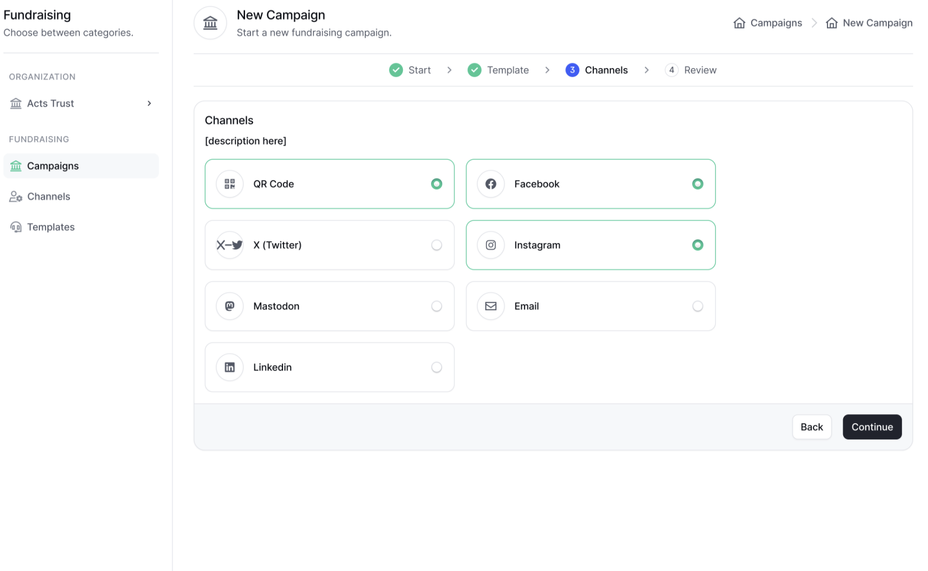 screenshot of Everfund