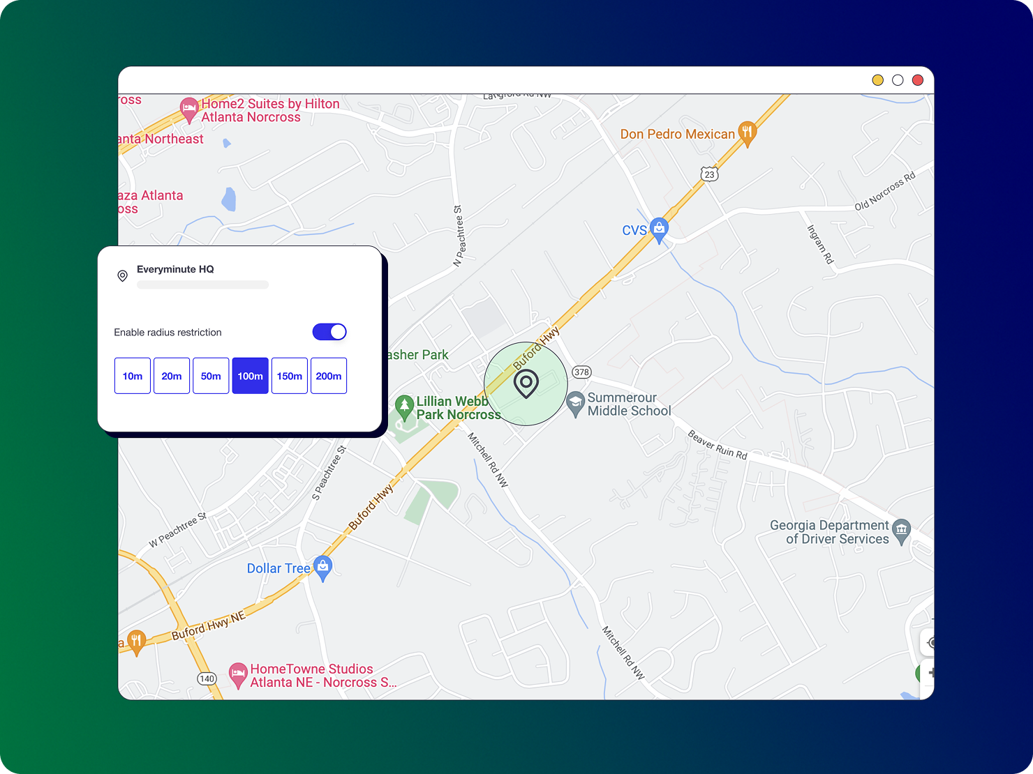 screenshot of Everyminute