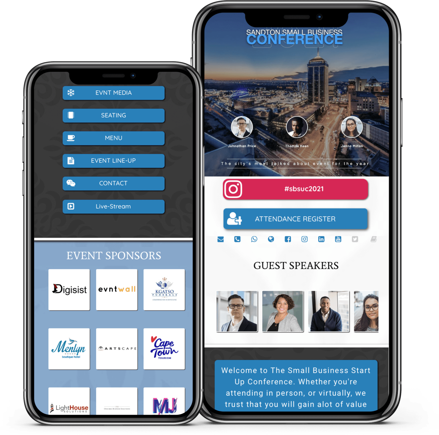 screenshot of Evntwall