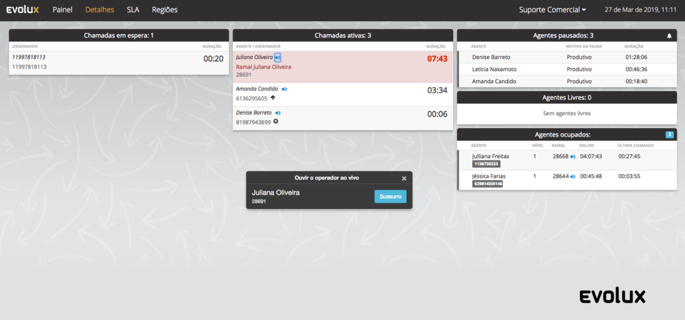 screenshot of Evolux
