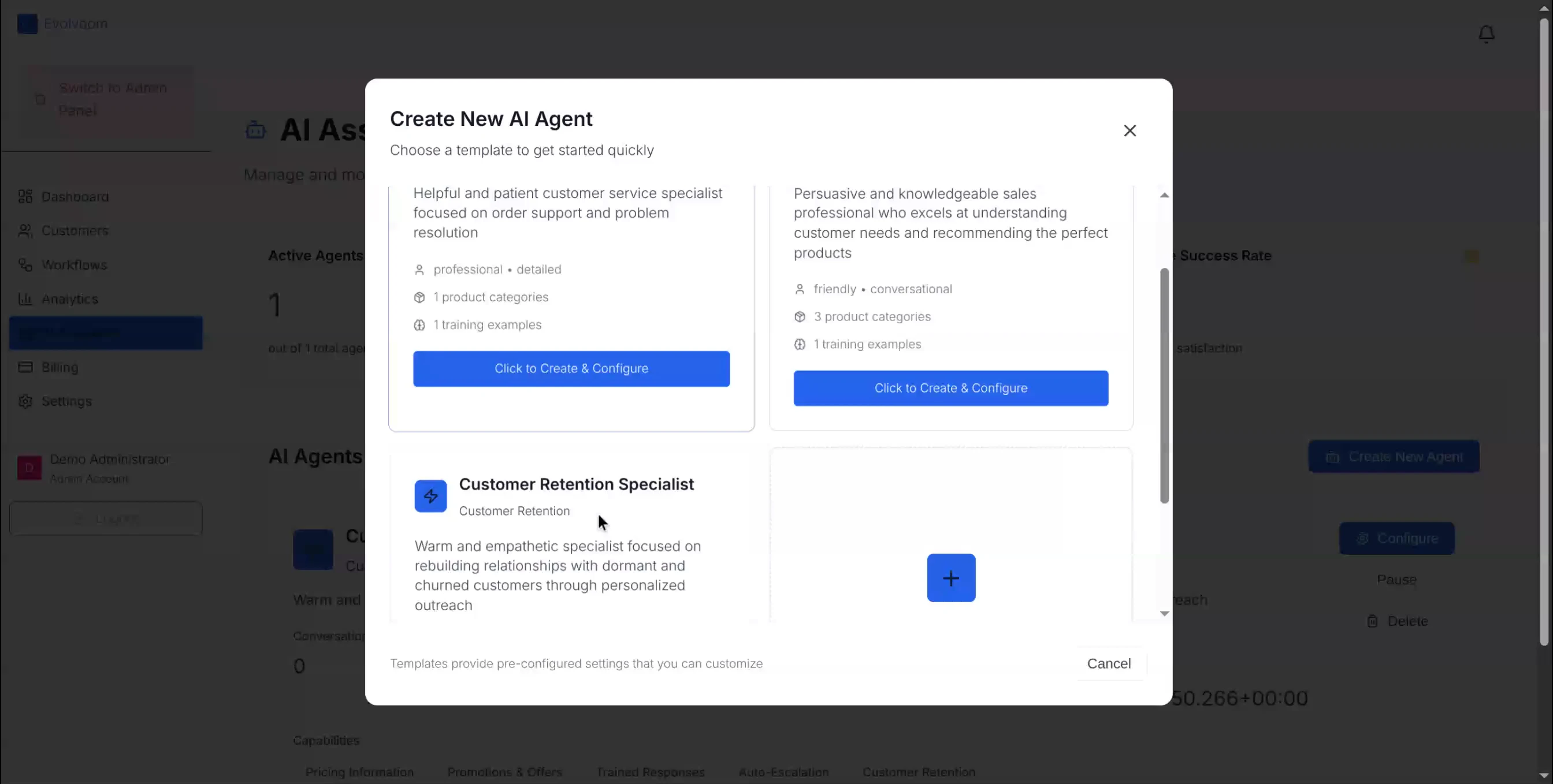 screenshot of Evolvoom