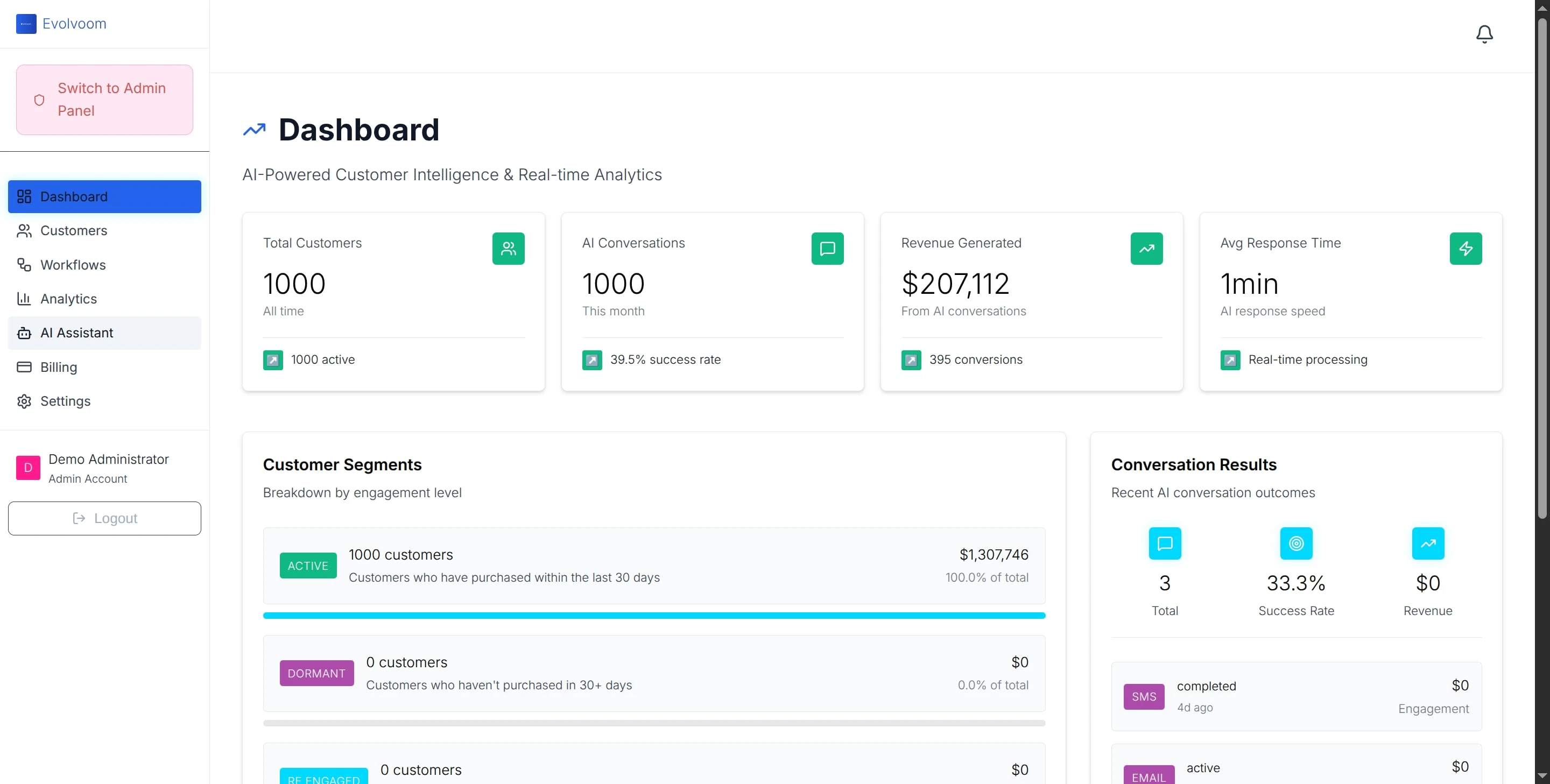 screenshot of Evolvoom