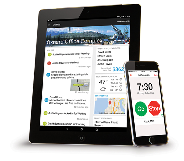 screenshot of ExakTime