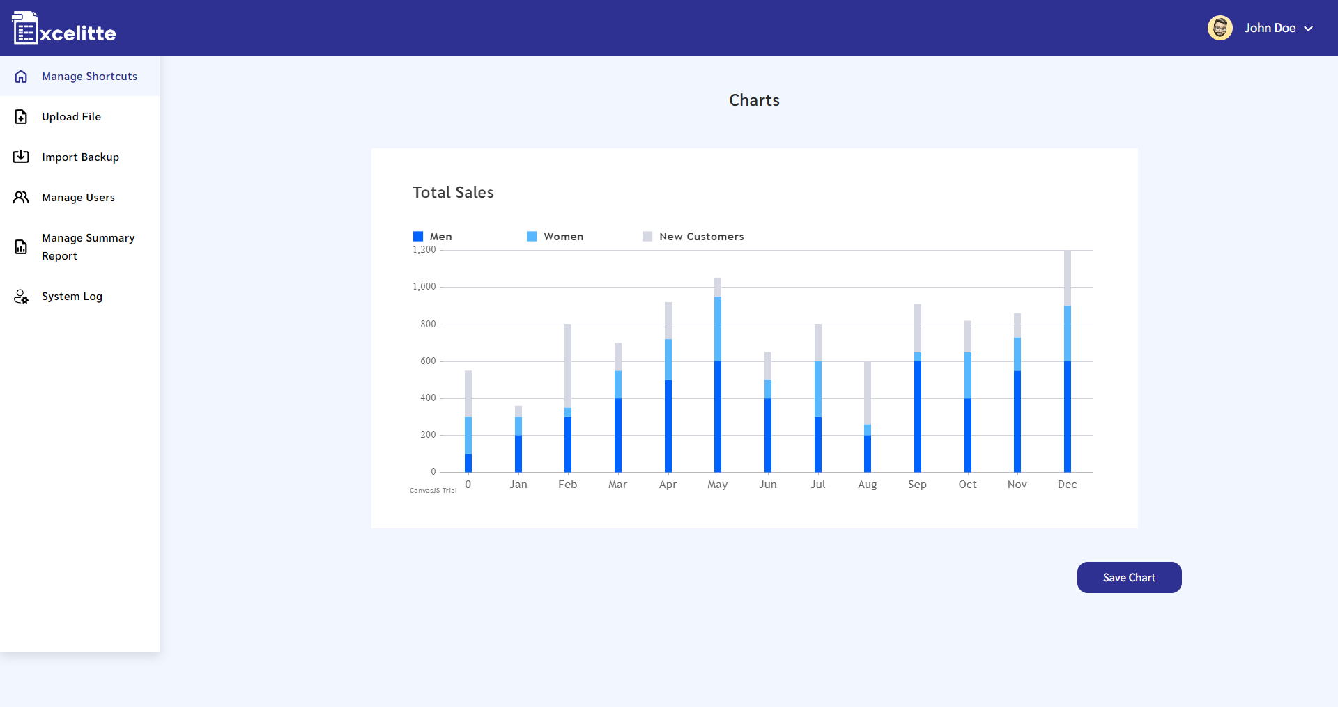 screenshot of Excelitte