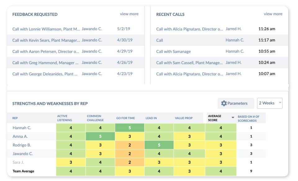 screenshot of ExecVision