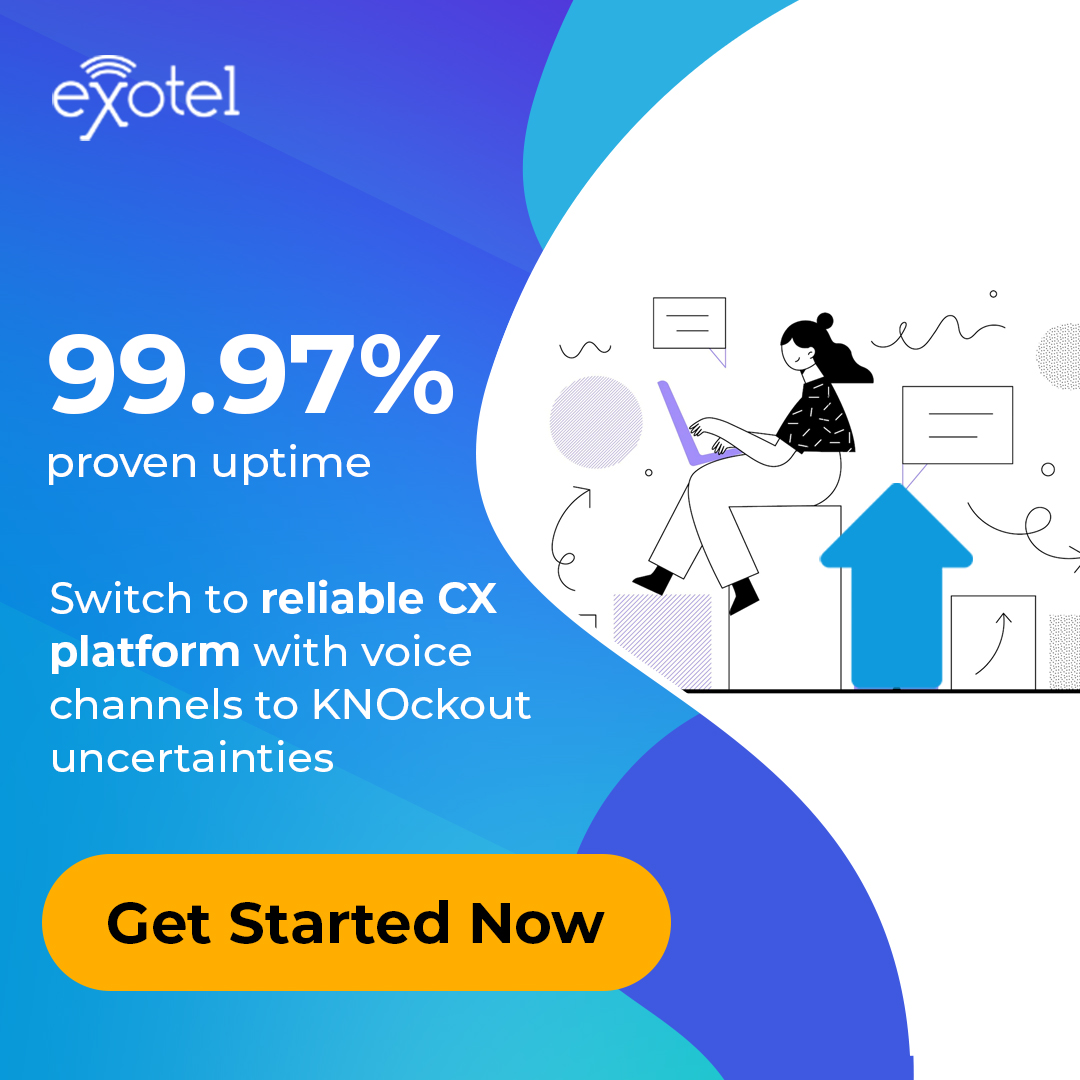 screenshot of Exotel