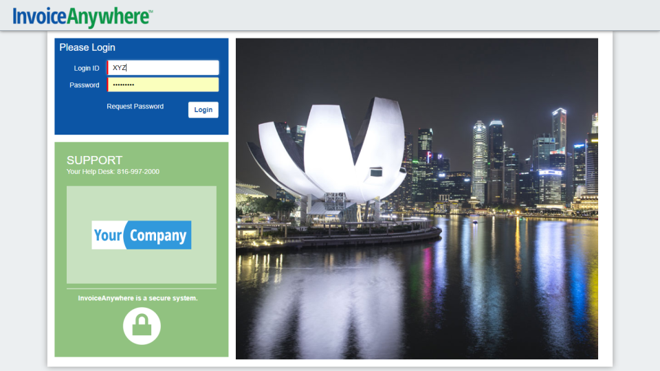 screenshot of ExpenseAnywhere