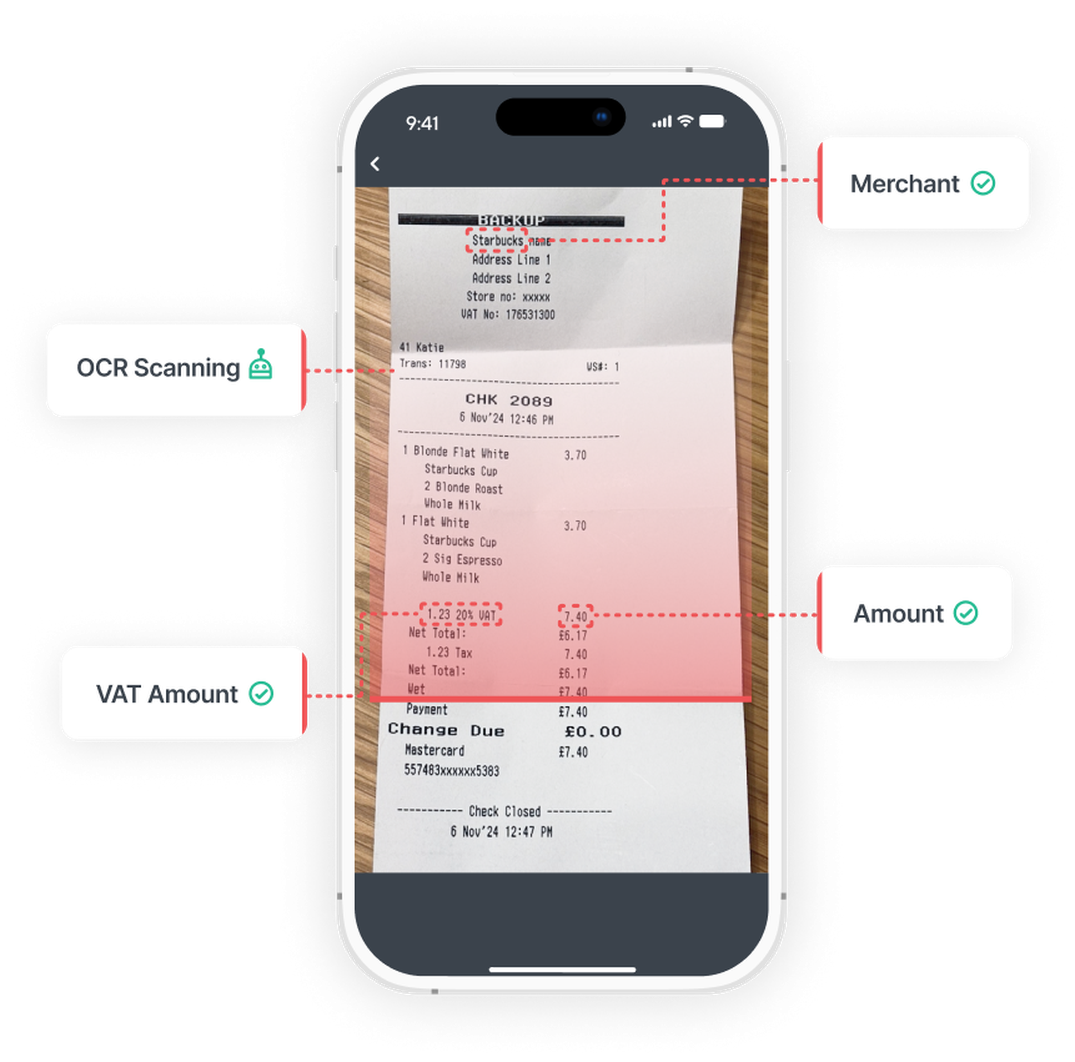 screenshot of ExpenseIn