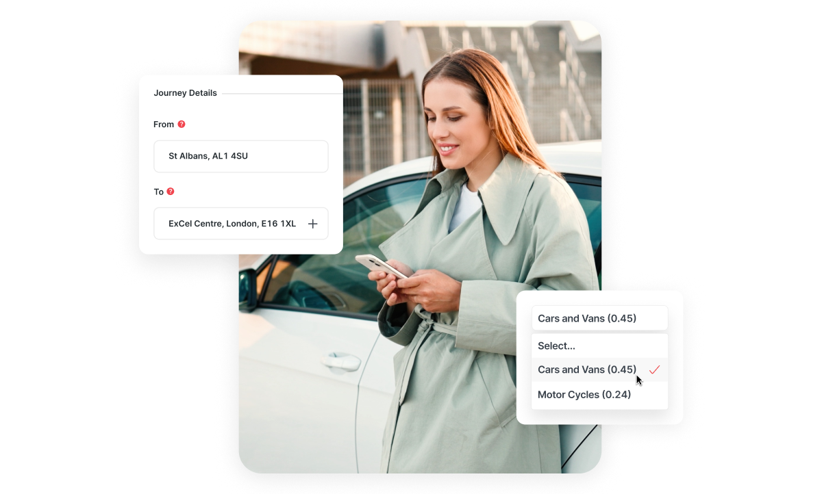 screenshot of ExpenseIn