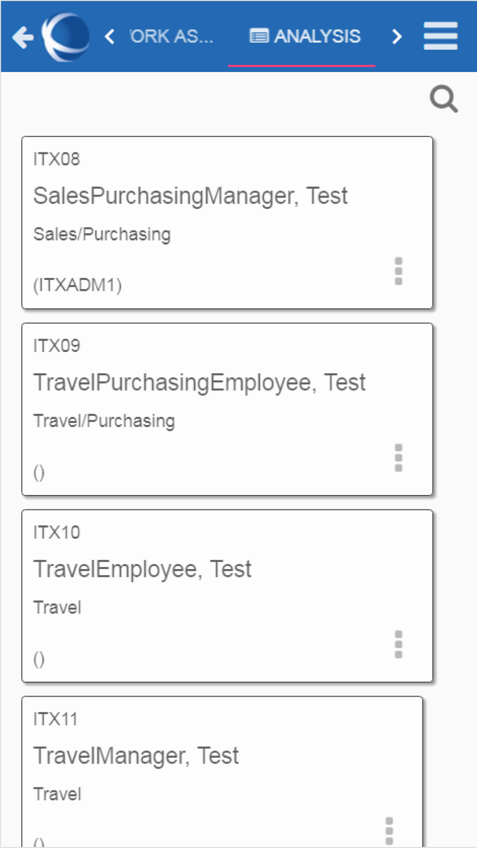 screenshot of ExpenseNet
