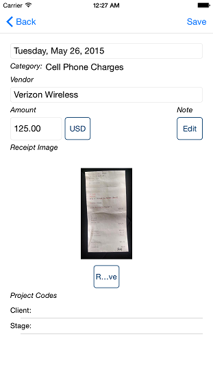 screenshot of ExpensePath
