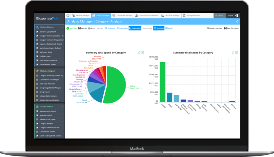 screenshot of ExpensePoint