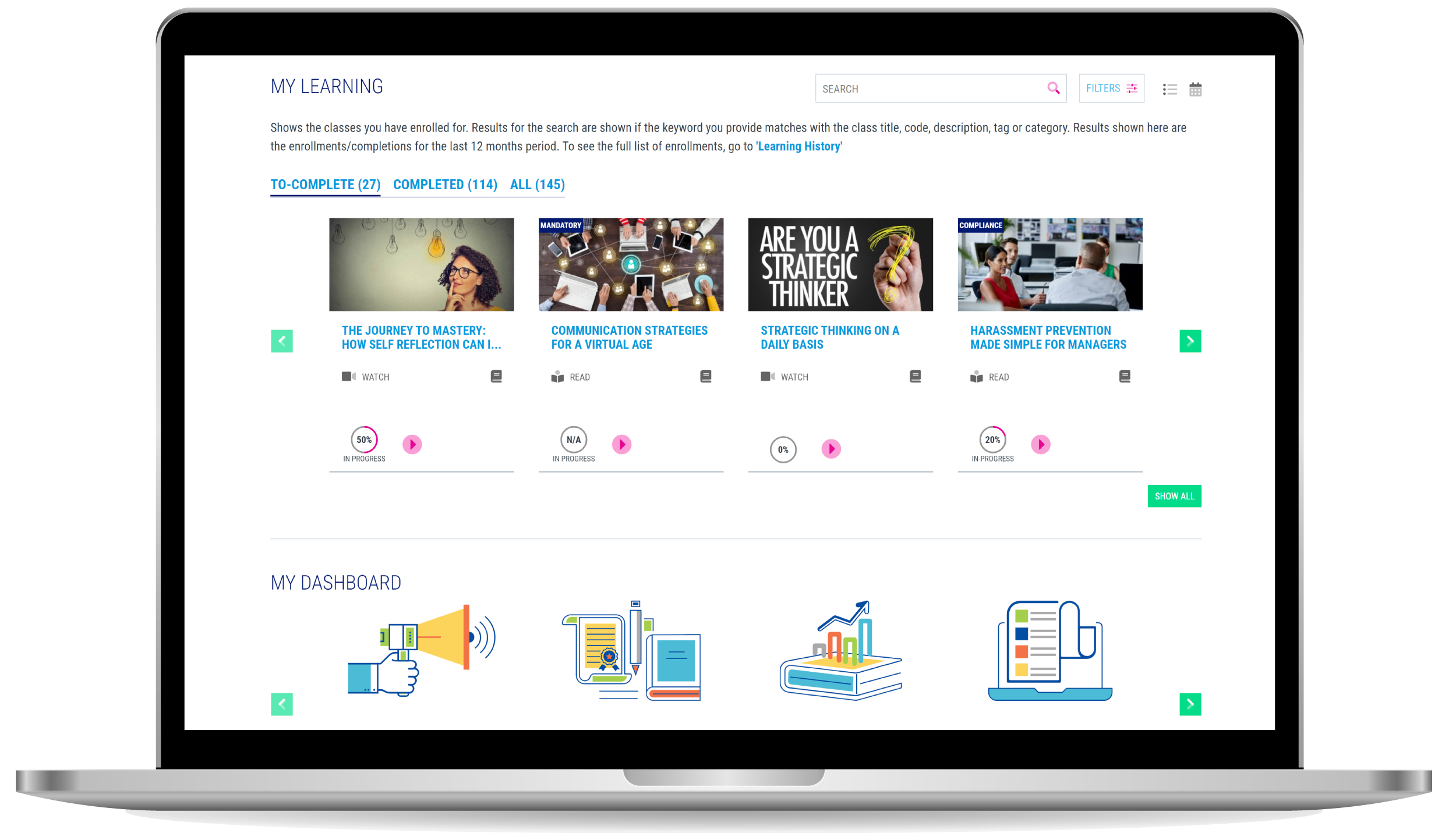 screenshot of ExpertusONE