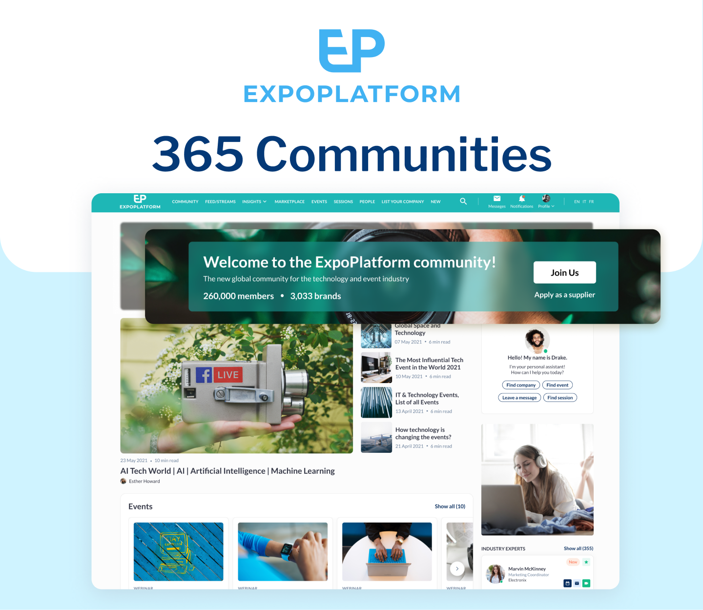 screenshot of ExpoPlatform