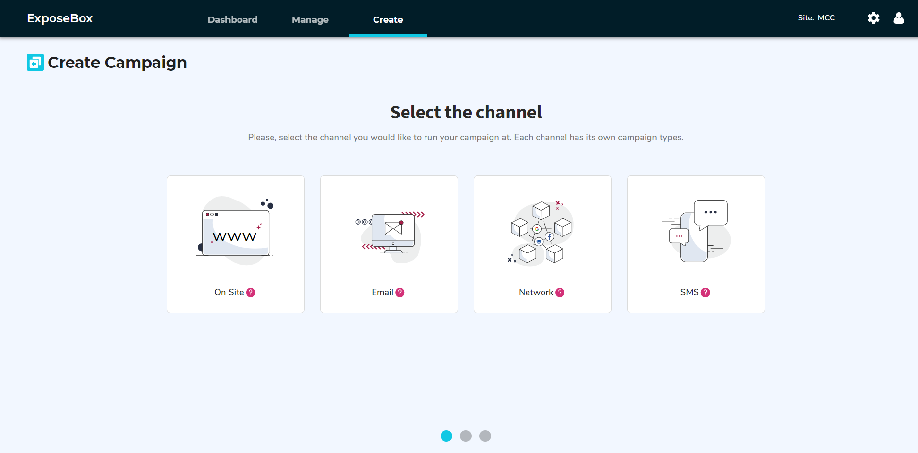 screenshot of Exposebox