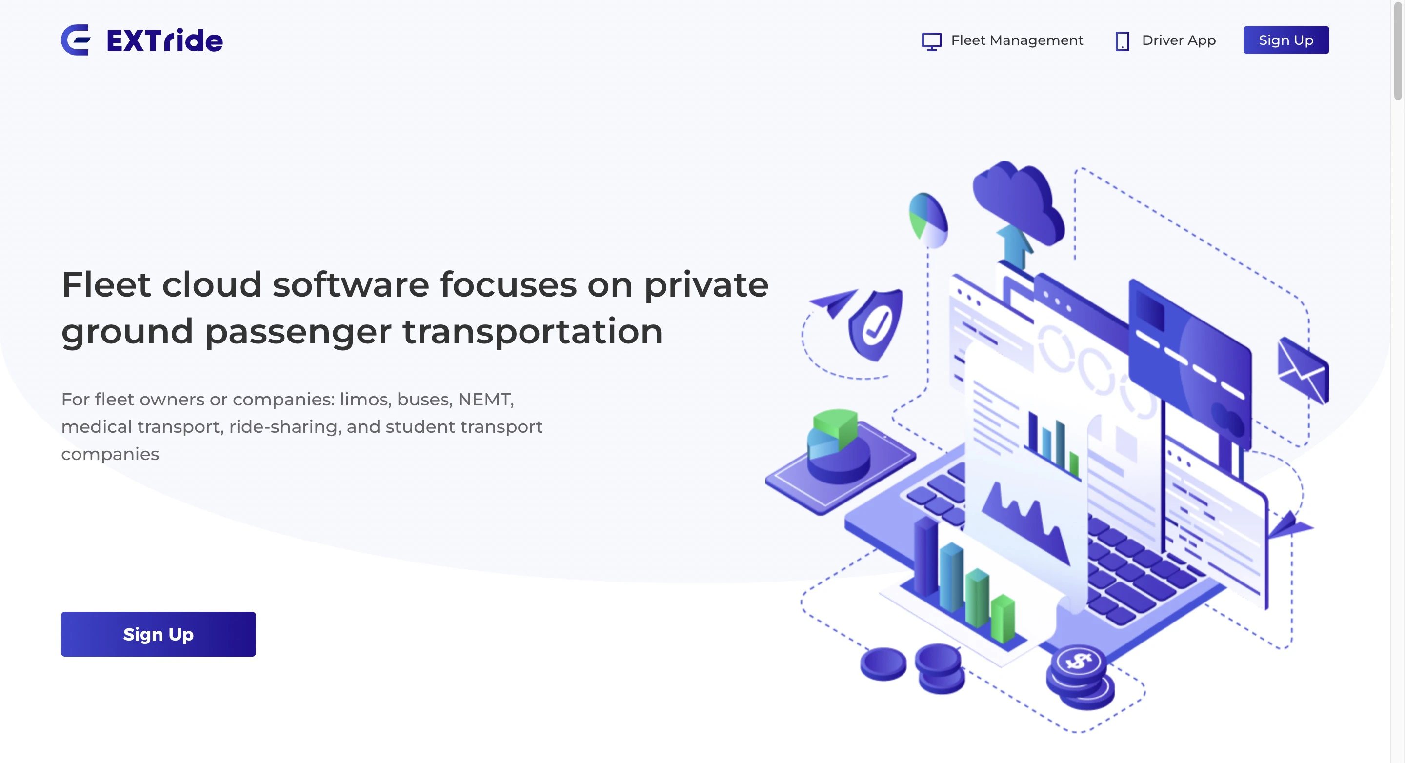 screenshot of Extride