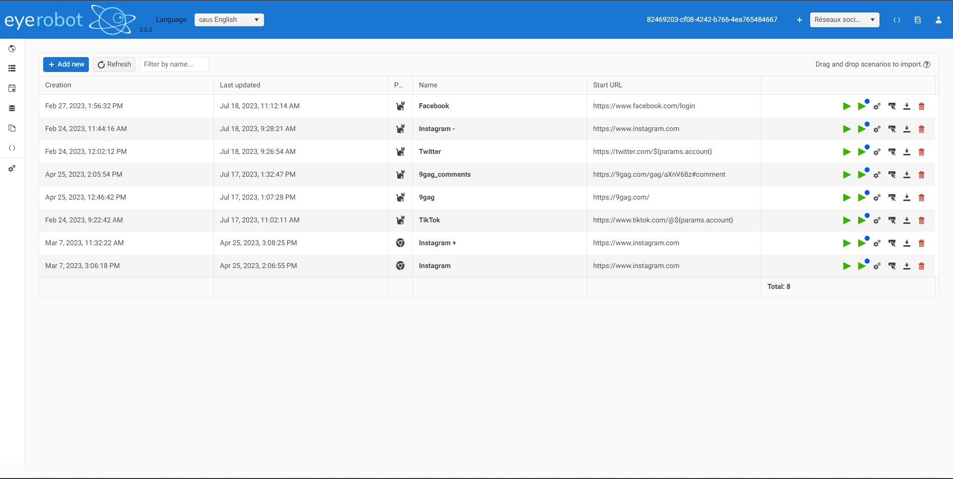 screenshot of Eyerobot