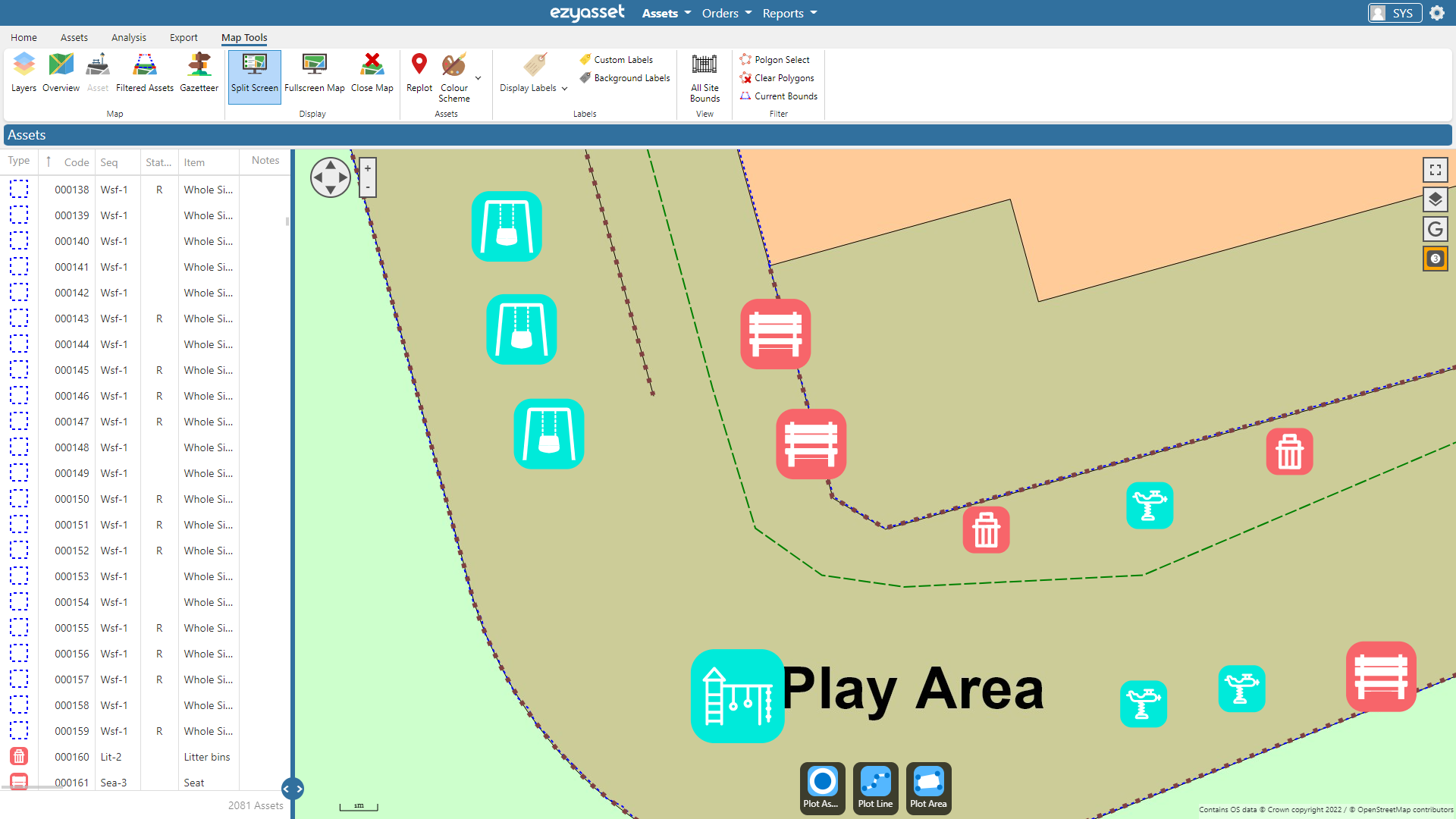 screenshot of Ezyasset