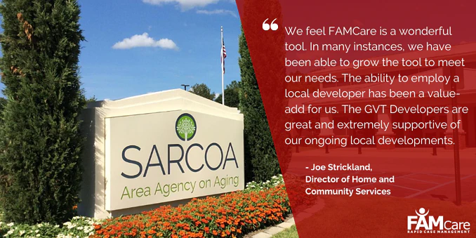 screenshot of FAMCare