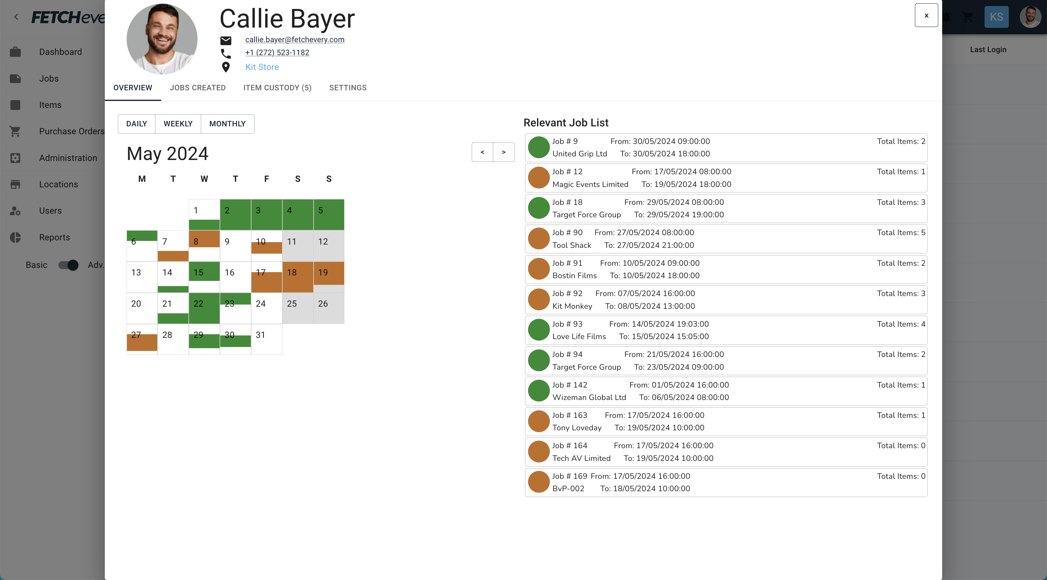 screenshot of FETCHevery