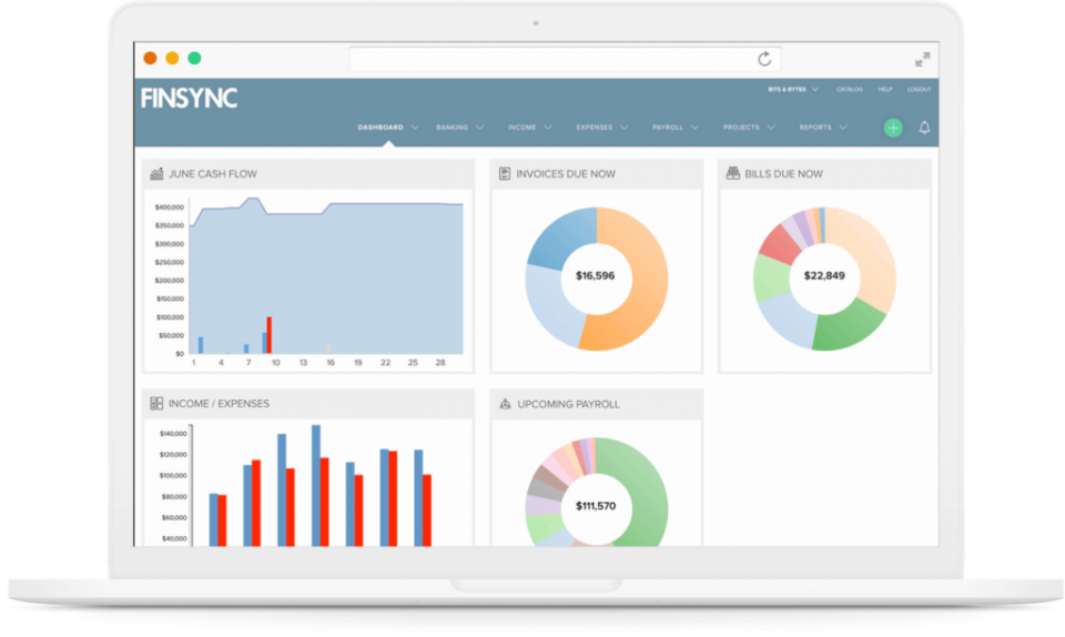 screenshot of FINSYNC