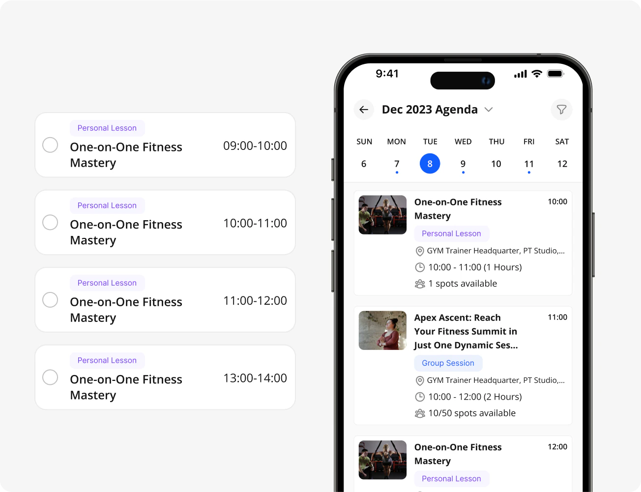 screenshot of FITsociety