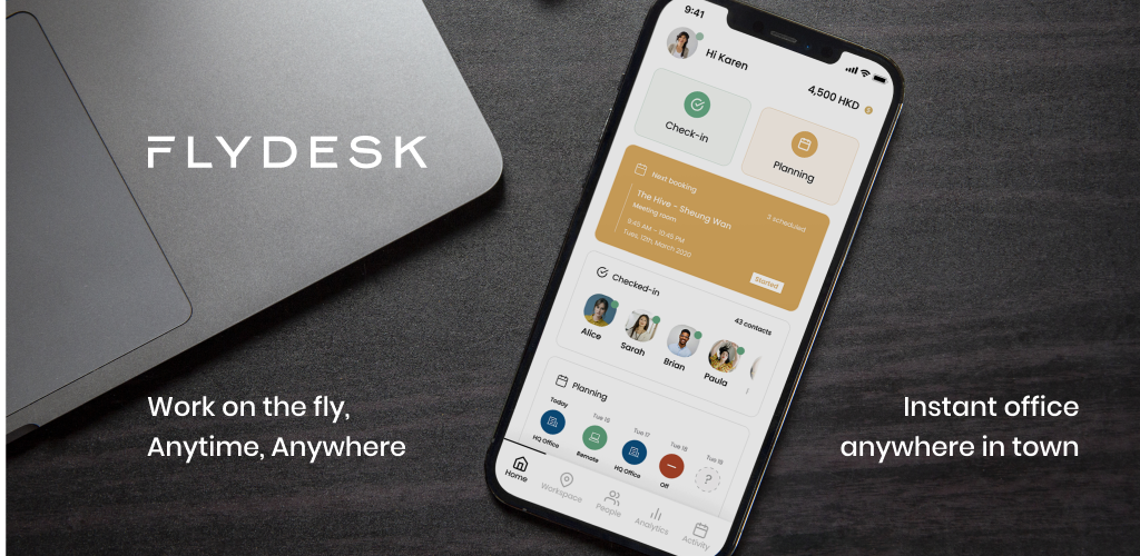 screenshot of FLYDESK