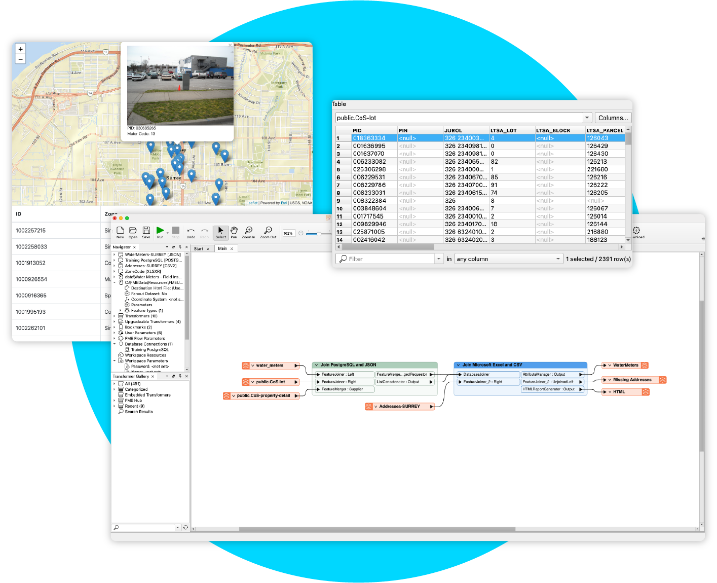screenshot of FME