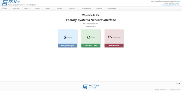screenshot of FS.Net