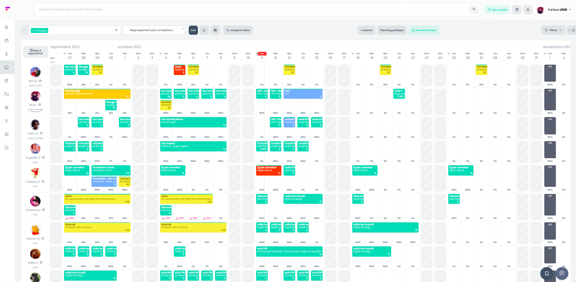 screenshot of FURIOUS